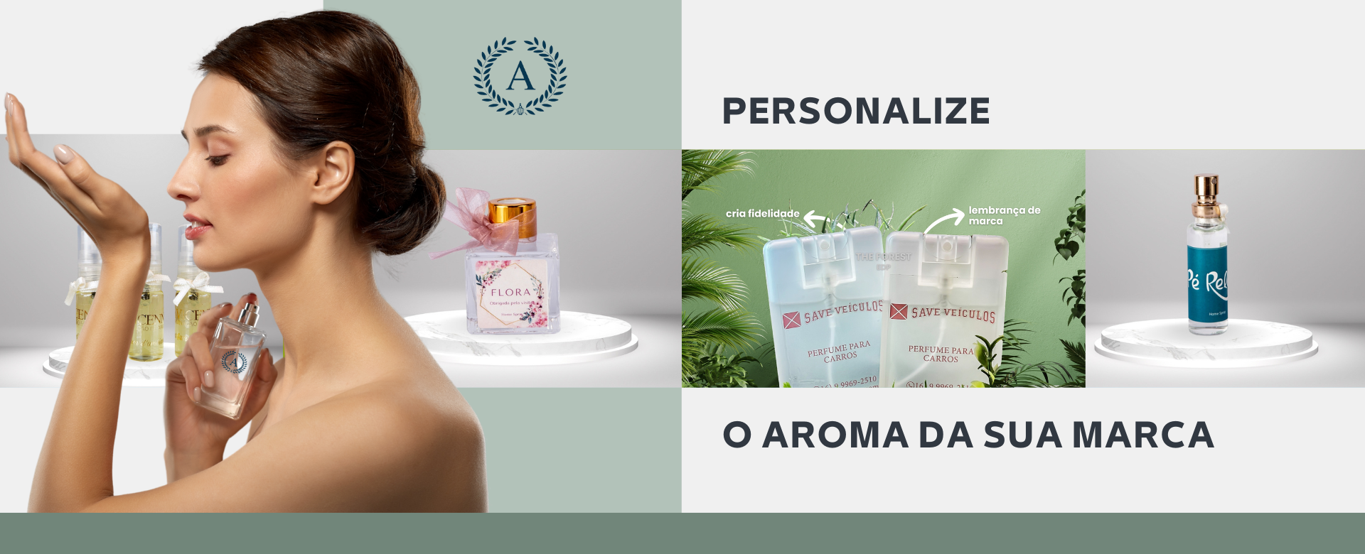 Personalize o aroma da sua marca